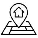 Properties located within
